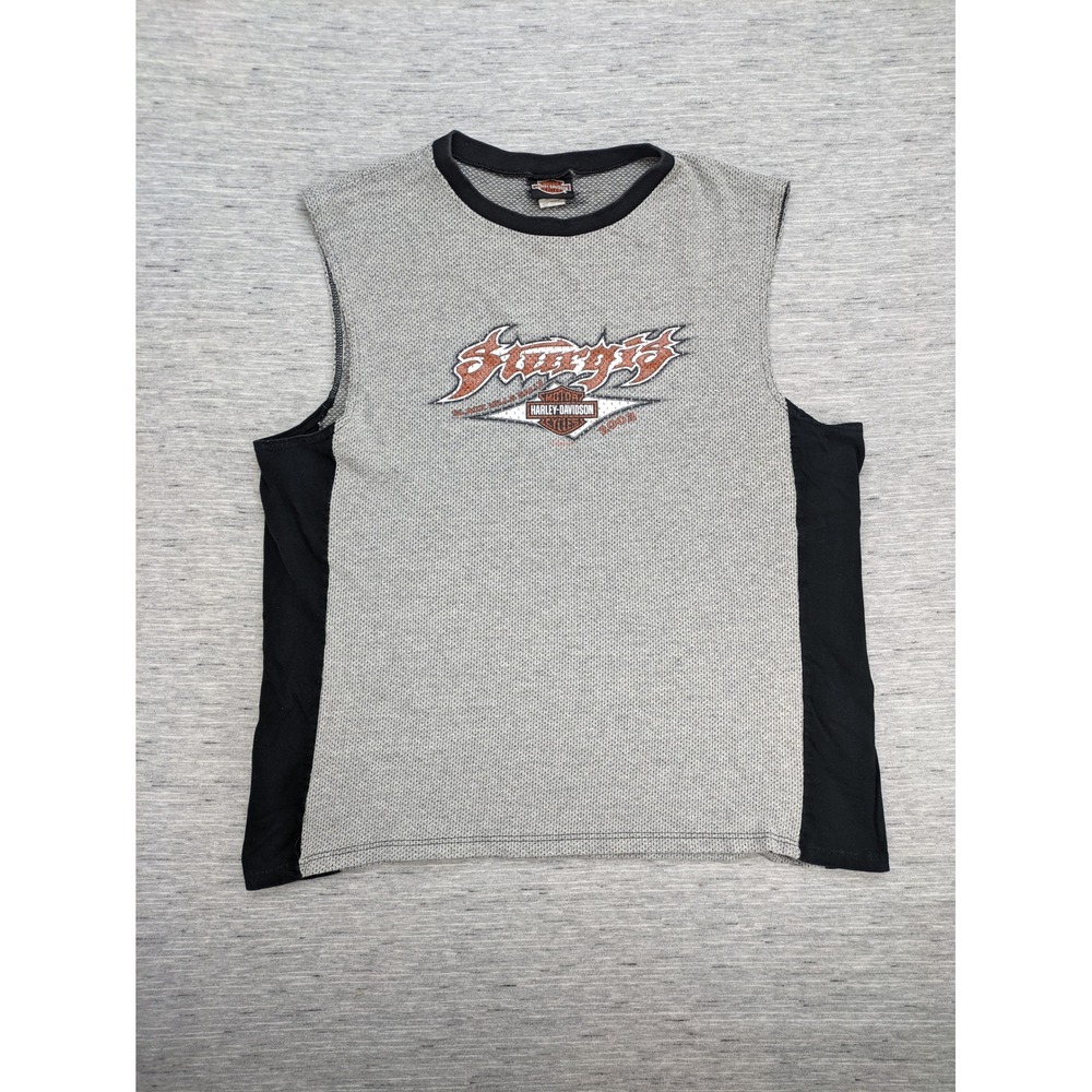 Harley-Davidson Sturgis 2003 Tank Top Mount Rushmore Graphic Biker XL Y2K Grunge